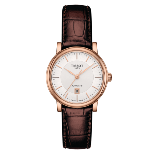 Tissot Carson Premium Automatic 30 Rose Gold / Silver / Strap